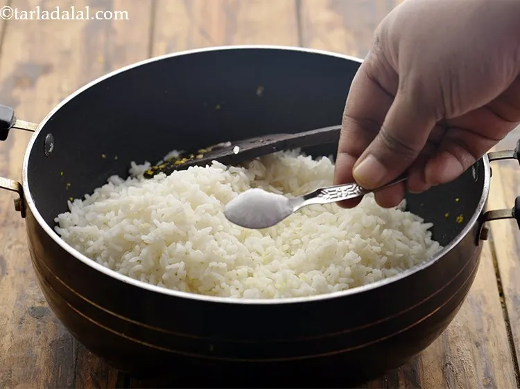 Step 23 – Finally, add salt and mix gently.