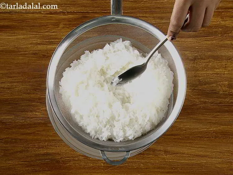 Step 8 – Drain with the help of a strainer. You can even refresh using cold water to …