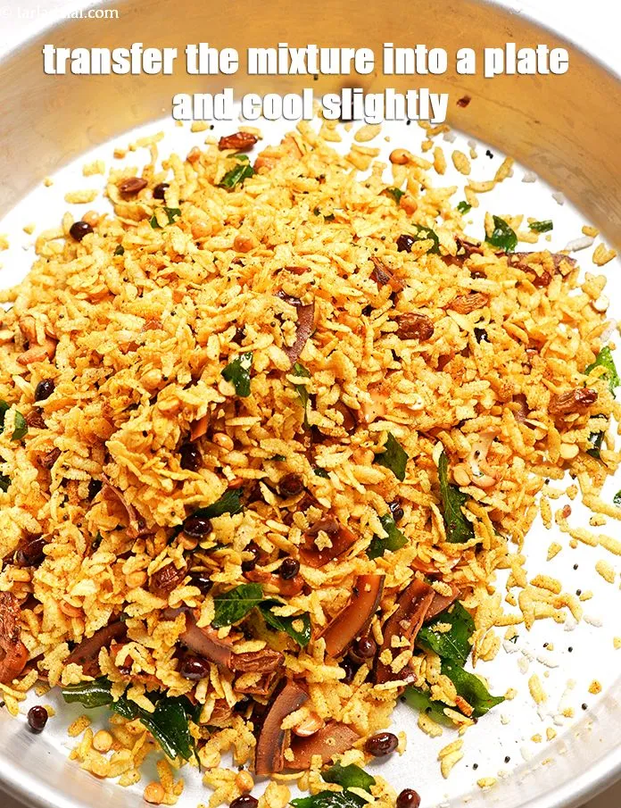 Step 32 – Transfer the mixture into a deep bowl and cool slightly.