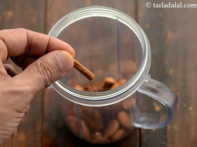 Step 6 – Add the cinnamon stick, you can also add cinnamon powder.