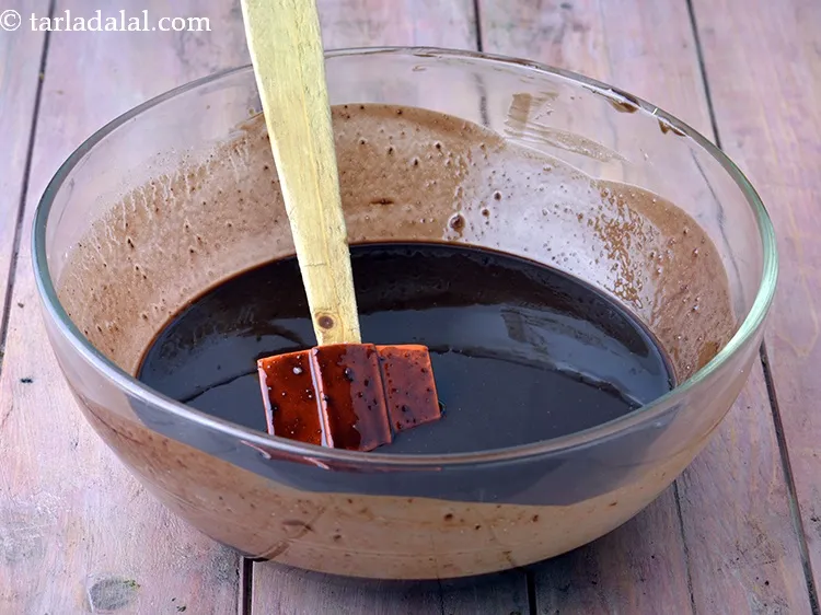 Step 35 – Mix it well with a spatula or whisk till no lumps remain and the mixture …