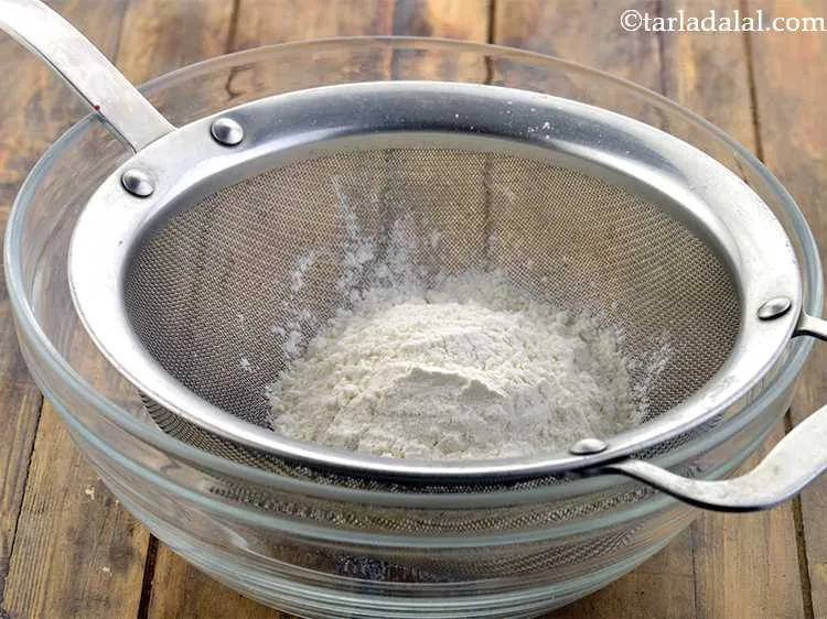 Step 2 – To make <strong>eggless chocolate brownies in a microwave</strong>, take a medium sized bowl, place a …