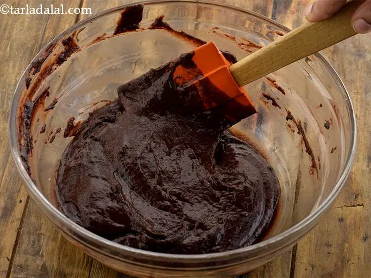 Step 16 – Also add the remaining half and mix gently to make a smooth batter. If you …