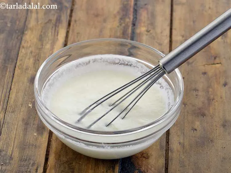 Step 7 – Mix well with the help of a small whisk or spoon and you will see …