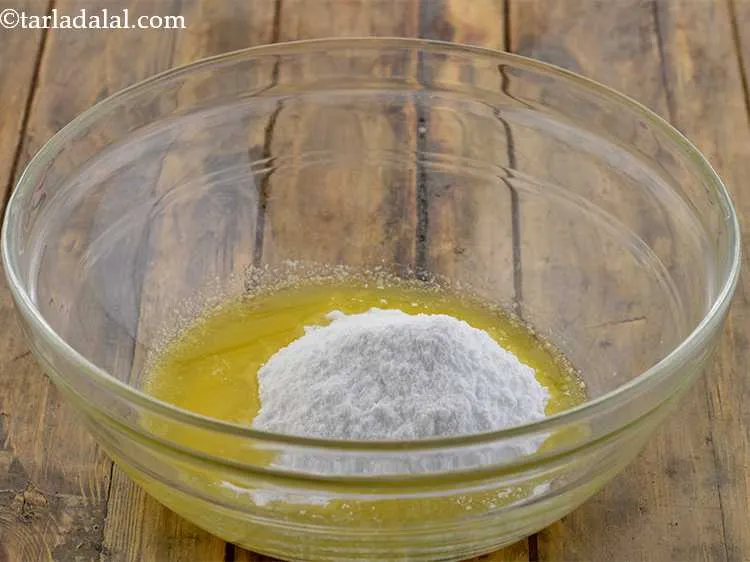 Step 9 – Add the powdered sugar.