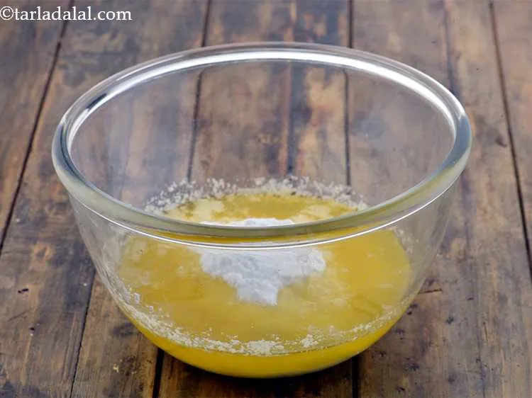 Step 4 – In another bowl, combine the butter and sugar to make a thick paste. Be very …