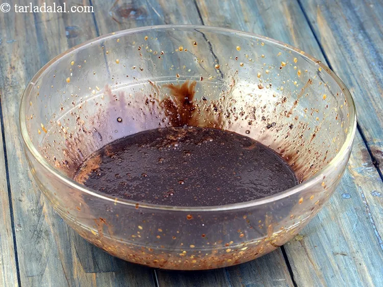 Step 19 – Whisk well using an electric beater on medium speed for 1 minute.