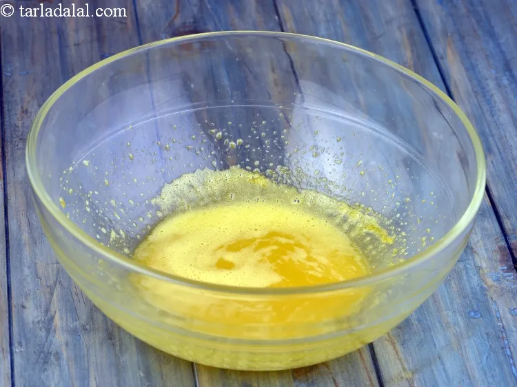Step 13 – Separate the egg whites and the yolks in 2 separate big glass bowls.
