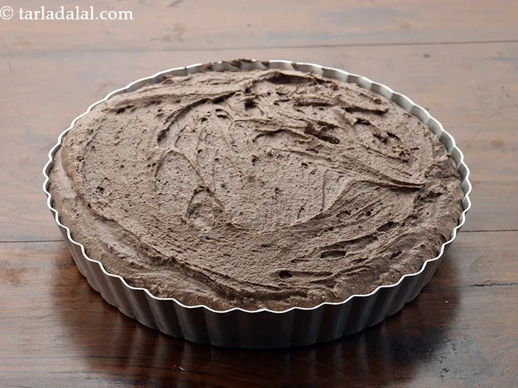 Step 28 – Spread the filling evenly over the set biscuit base and refrigerate for 2 to 3 …