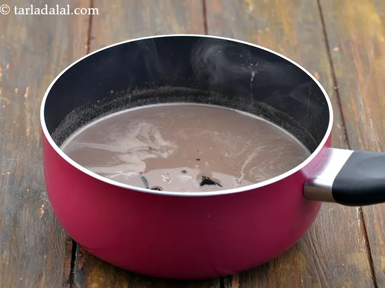 Step 22 – To make<strong> chocolate sheera recipe | sooji chocolate halwa | semolina chocolate halwa | easy …