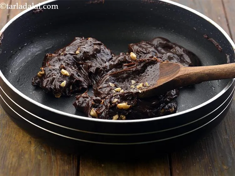 Step 8 – Add the walnuts and mix well. You can dry roast your walnuts before you add …