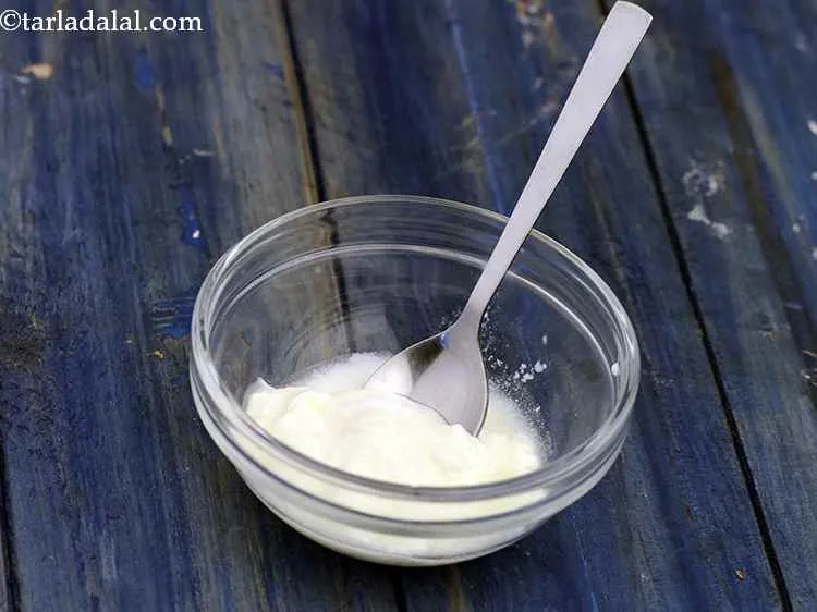 Step 4 – Combine 1 tbsp of curds and ? tsp soda-bi-carb in a bowl, mix well and …