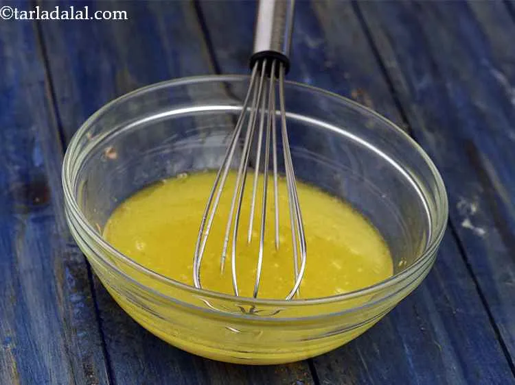 Step 5 – Combine 1/8 cup melted butter, 3 tbsp powdered sugar, 1/4 tsp vanilla essence and ? …