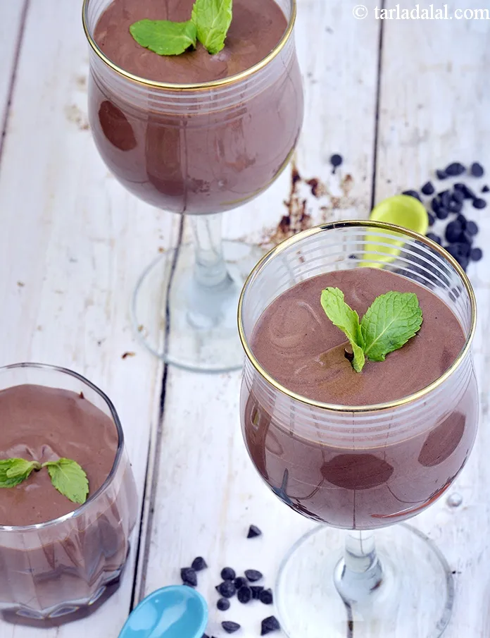 Step 24 – Serve <strong>chocolate mousse with eggs recipe | quick Indian chocolate mousse | easy chocolate mousse …