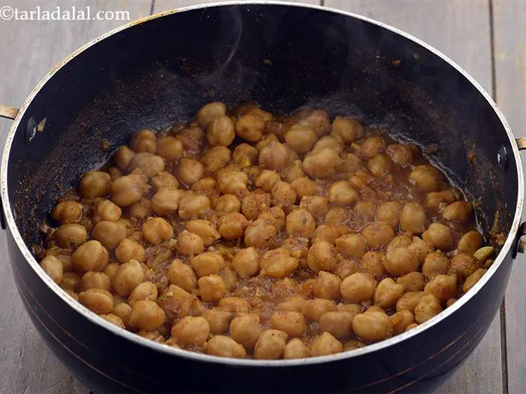 Step 28 – Mix well and cook on a medium flame for 5 to 7 minutes, stir it …