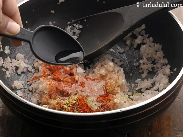 Step 16 – Add 2 tbsp of water