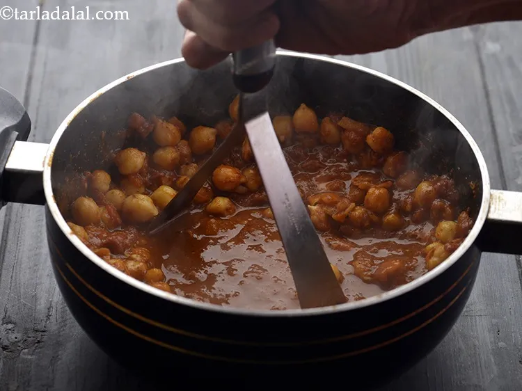 Step 25 – Mash it lightly using a potato masher. This not only enhances the flavour but also …