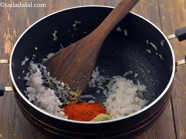 Step 11 – Then add the chilli powder for spice. This is a spicy chole recipe so if …