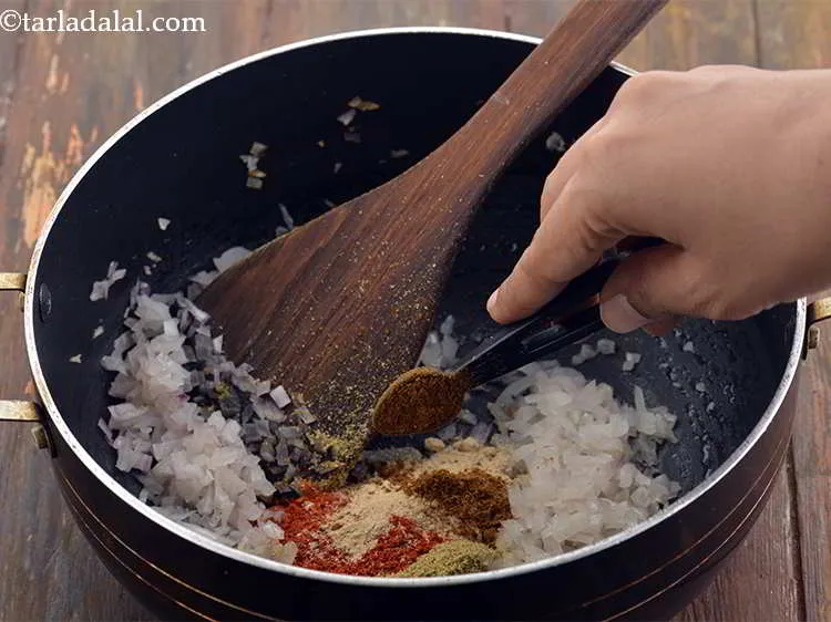 Step 13 – Add the garam masala.