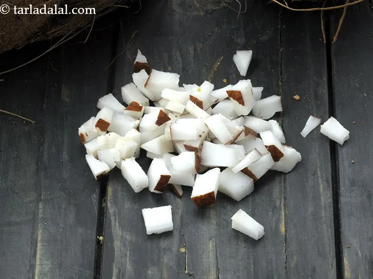 Step 3 – Prefer to use grated coconut so blending is easier. But if you don&rsquo;t have it, …