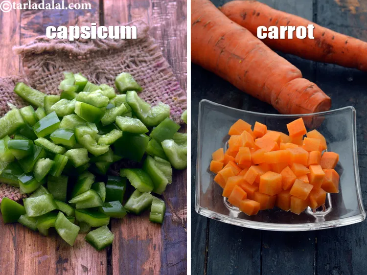 Step 26 – You can make it little colorful by adding finely chopped vegetables like capsicum and carrots. …