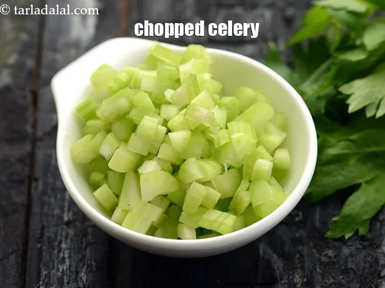 Step 17 – Add&nbsp;1 tsp&nbsp;<a href="glossary-chopped-celery-799i">chopped celery</a>&nbsp;(ajmoda). This gives a lovely taste as celery is a bit bitter, …