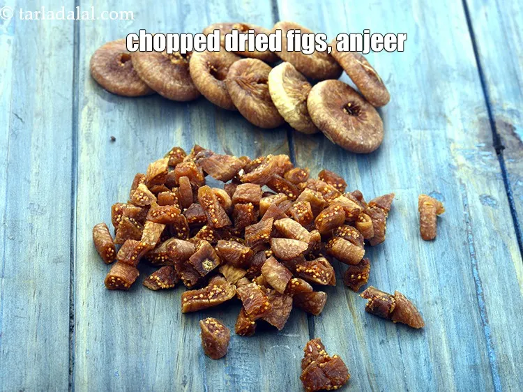 Step 4 – <ul> <li>Chop the dried figs with the help of a knife or scissors, while doing …