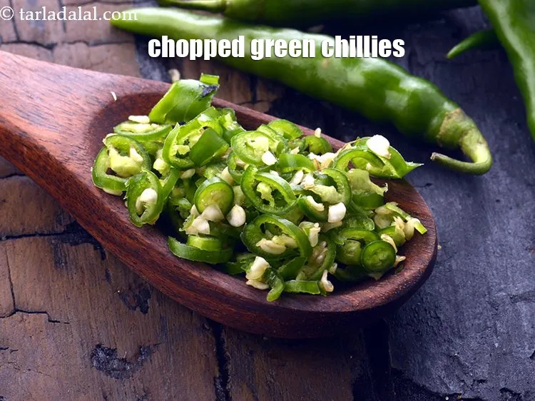 Step 34 – <p>Instead of green chilli paste you can use chopped green chillies.</p>
