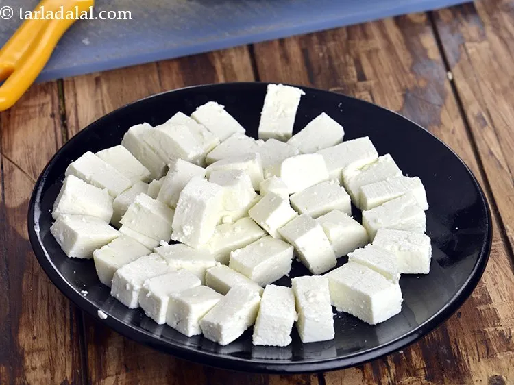 Step 11 – Add 1/4 cup&nbsp;<a href="https://www.tarladalal.com/glossary-chopped-paneer-995i">chopped paneer (cottage cheese)</a>. You can make your choice between full fat …
