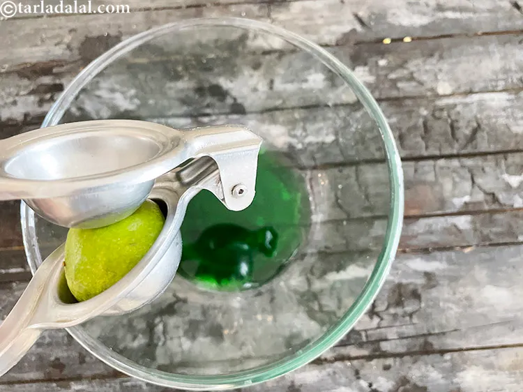 Step 13 – <meta charset="UTF-8" />Add 4 tsp&nbsp;<a href="glossary-lemon-juice-numbi-ka-ras-nimbu-ka-juice-471i">lemon juice</a>.