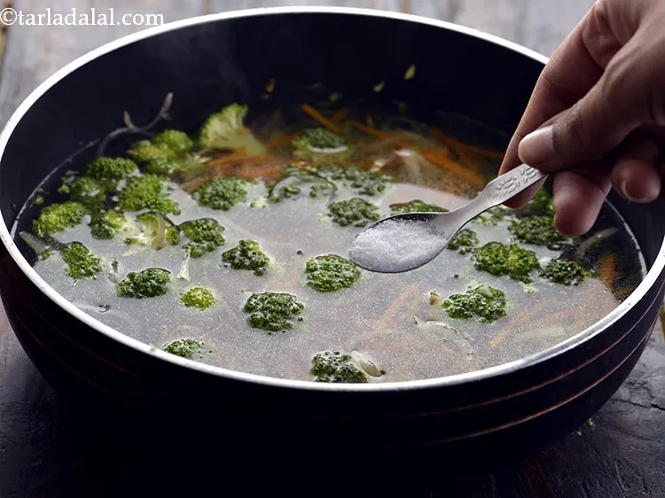 Step 11 – Add salt.