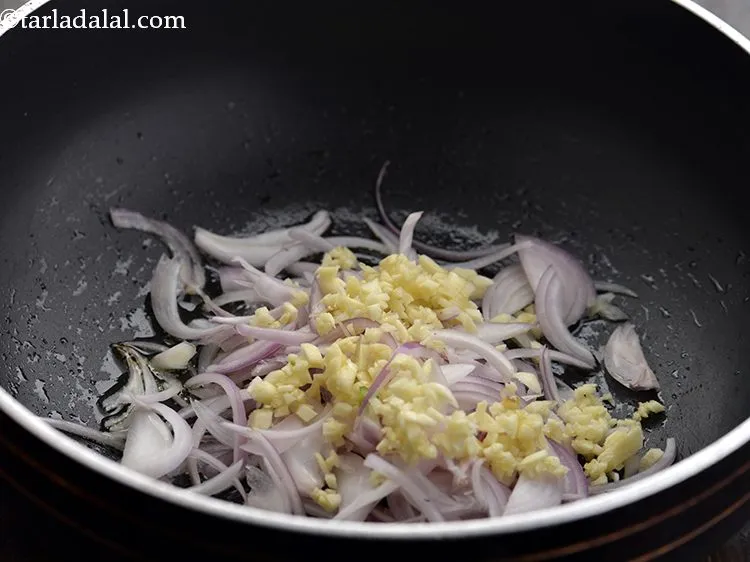 Step 4 – Add garlic.