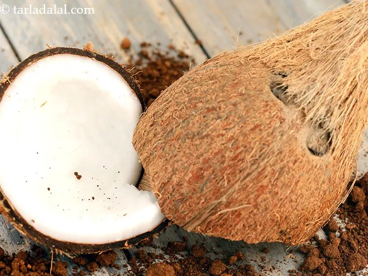 Step 10 – Choose coconuts that feel heavy for their size, having no cracks.