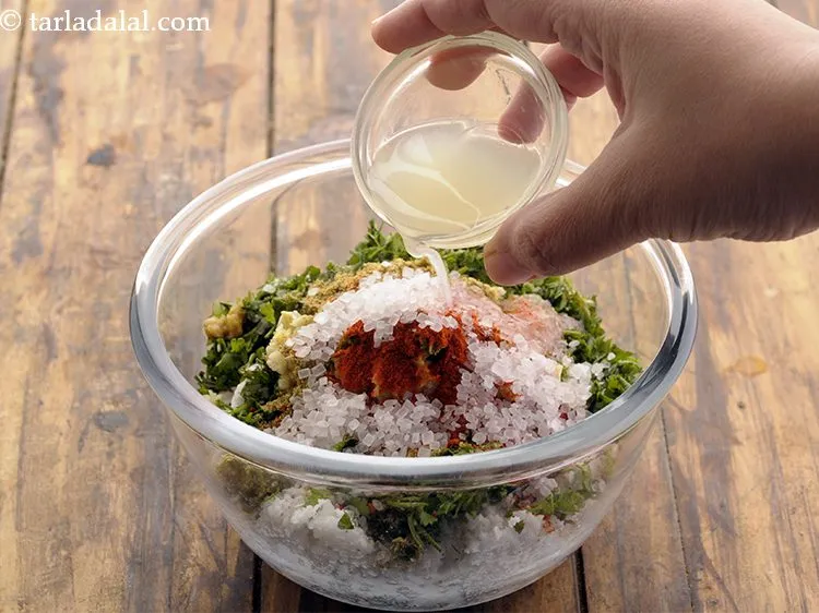 Step 13 – Add lemon juice.