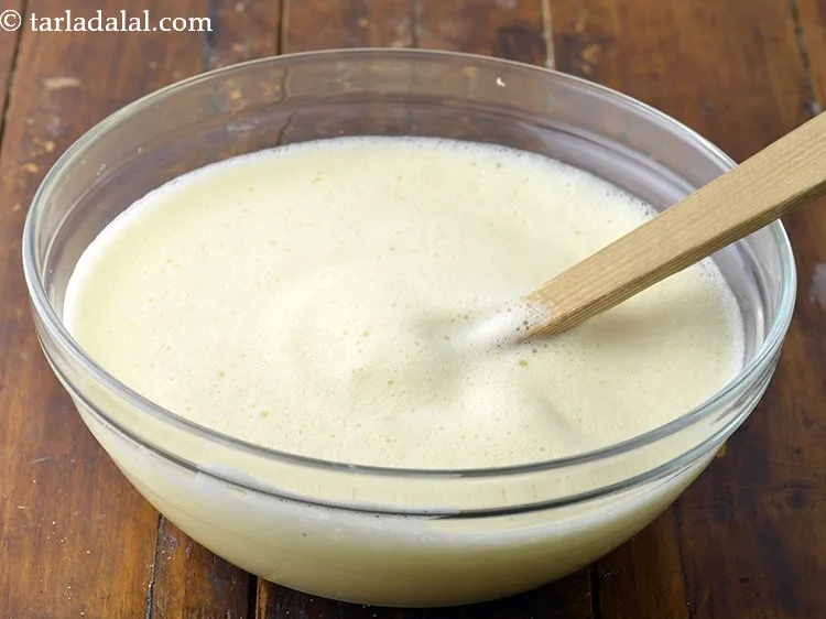 Step 10 – Mix well using a spatula.