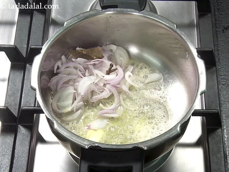 Step 25 – Add 25 mm&nbsp;stick&nbsp;<a href="https://www.tarladalal.com/glossary-cinnamon-dalchini-346i">cinnamon (dalchini)</a>.