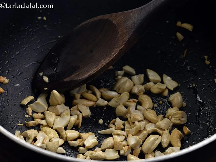 Step 17 – Saute on a medium flame for 2 to 3 minutes or till they are light …