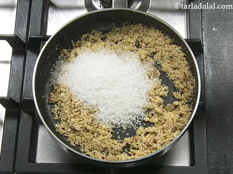 Step 9 – <p>Add the sugar. The quantity can be adjusted as per your liking.</p>