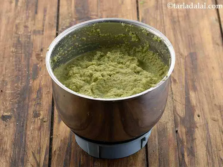 Step 8 – After grinding to a fine paste, it will look like this!