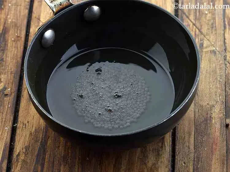 Step 10 – For the tadka of coconut chutney, heat oil in a non-stick tadka pan. Make use …