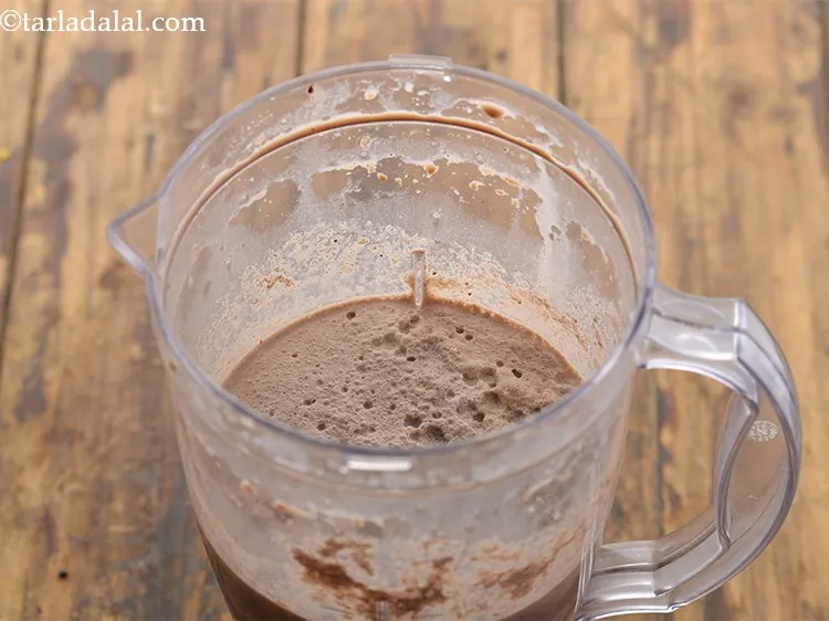 Step 6 – Combine all the ingredients and blend in a juicer till the mixture is smooth and …