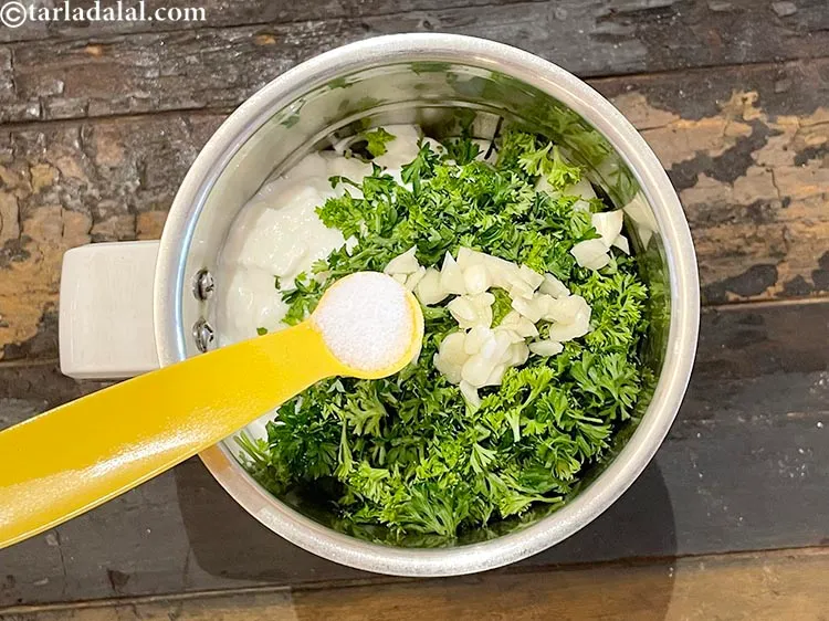 Step 8 – Add salt to taste.