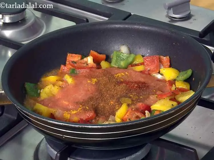 Step 7 – Some <meta charset="UTF-8" />1/2 tsp&nbsp;<a href="glossary-turmeric-powder-haldi-645i">turmeric powder (haldi)</a>, <meta charset="UTF-8" />1/2 tsp&nbsp;<a href="glossary-chilli-powder-red-chilli-powder-339i">chilli powder</a> and …