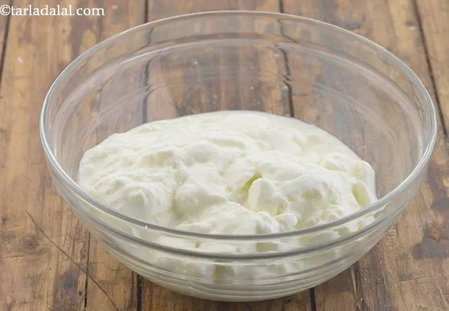 Step 1 – To make <strong>Cucumber and Pudina Raita</strong> , take a deep bowl and put the dahi …