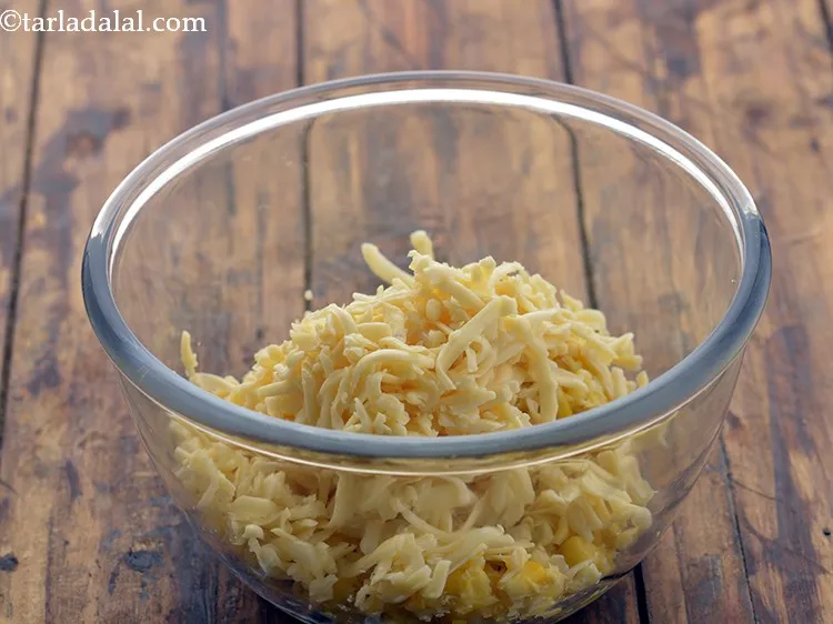 Step 11 – Add cheese. We have used grated proceesed cheese, you can use any type of cheese …