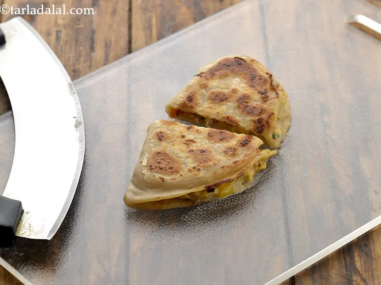 Step 26 – To serve use a sharp knife or a pizza cutter and slice each <strong>Corn and …