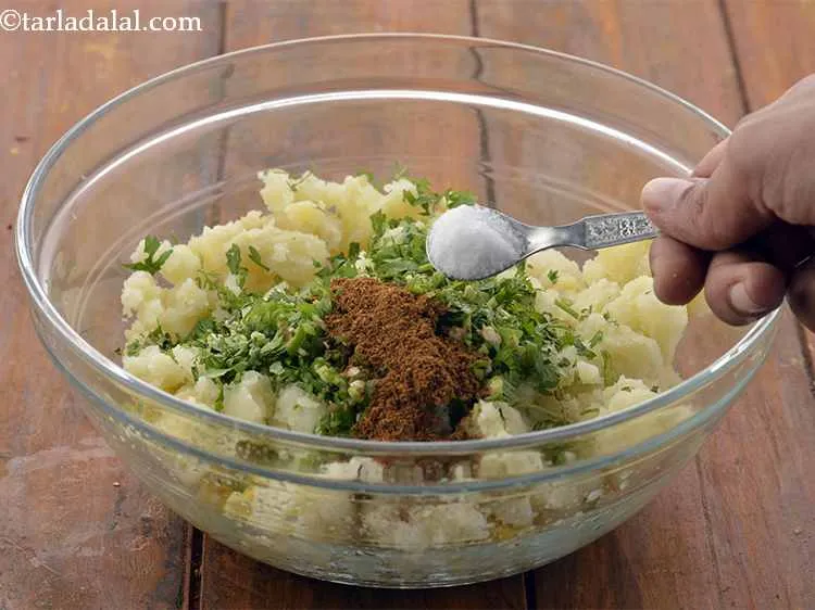 Step 17 – Add the garam masala and salt.