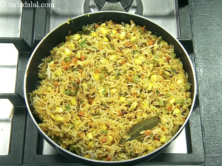 Step 37 – Mix well and cook on a medium flame for 2 to 3 minutes, while stirring …