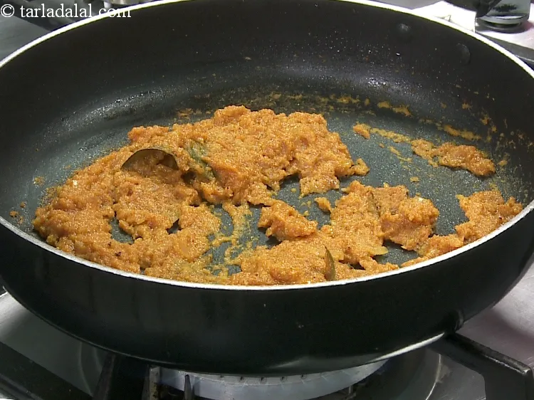 Step 30 – Saut&eacute; on a medium flame for 1 minute.