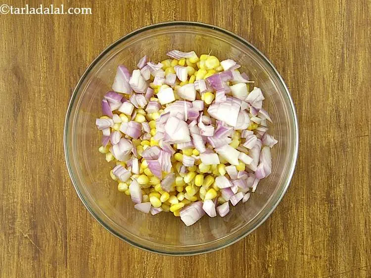 Step 7 – Add chopped onions. If you are jain then skip adding them.